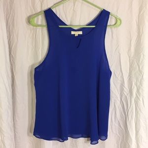 Royal Blue Tank Blouse